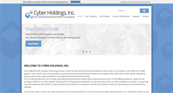 Desktop Screenshot of cyberholdingsinc.net