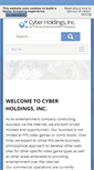 Mobile Screenshot of cyberholdingsinc.net